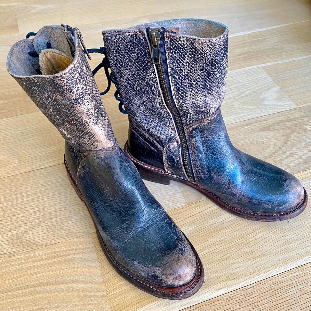 Bed Stu Cobbler Series Gray Boots - Women’s